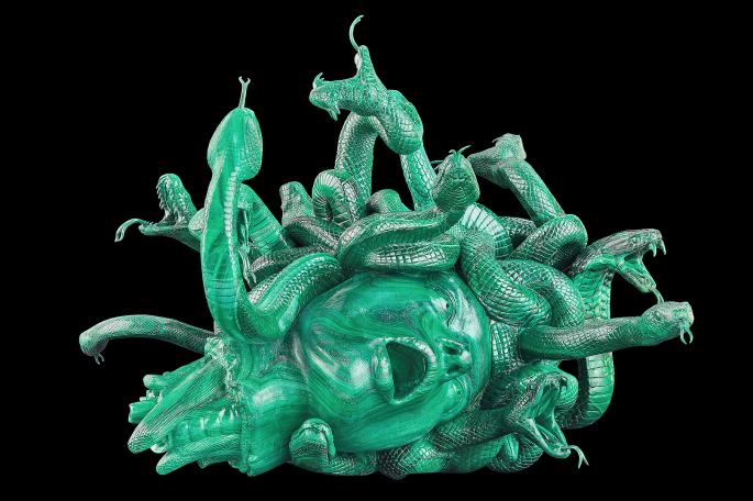 Damien Hirst, "The Severed Head of Medusa"